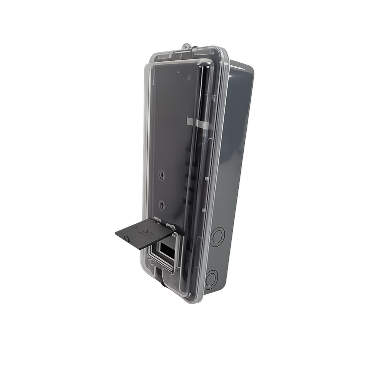 Caja de Empalme Policarbonato para Medidor Monofásico con Riel DIN | Caja para Redes Eléctricas 1