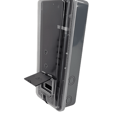 Caja de Empalme Policarbonato para Medidor Monofásico con Riel DIN | Caja para Redes Eléctricas