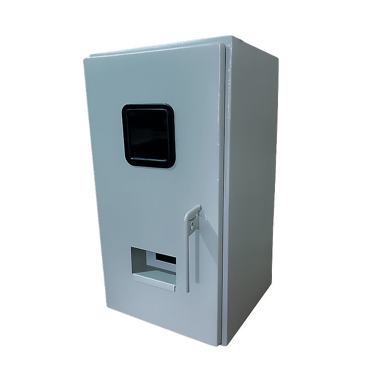 Caja Metálica para Medidor Trifásico Directo 550x300x285 mm | Gabinete para Redes de Distribución Eléctrica 1