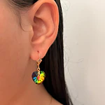 ARETE DIOSA CORAZON VERDE EN CRISTAL SWARVOSKY ORIGINAL