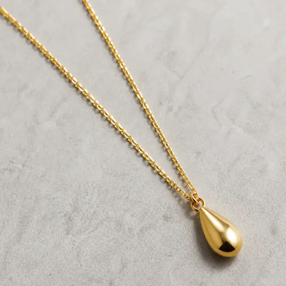 Colar Gota Imperial em Ouro Amarelo 18k 1