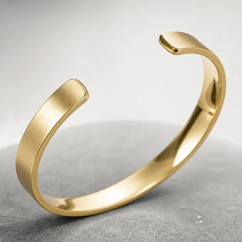 Bracelete Régua em Ouro Amarelo 18k
