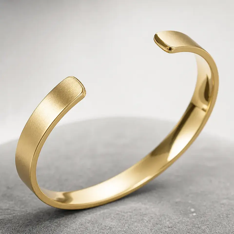 Bracelete Régua em Ouro Amarelo 18k 1