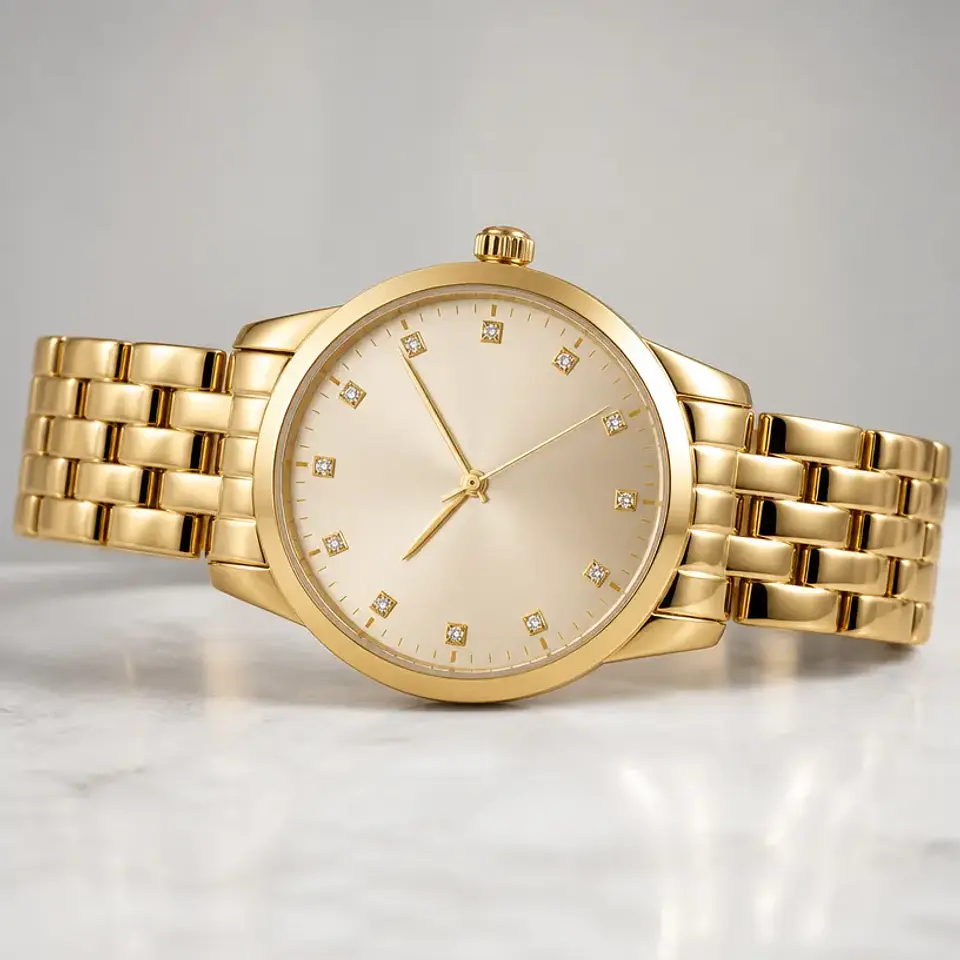 Relógio Clássico Feminino 28 mm em Ouro 18k 1