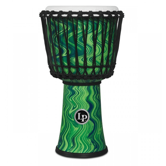 Djembe LP Rope Tuned Circle 10 Green Marble LP2010GM