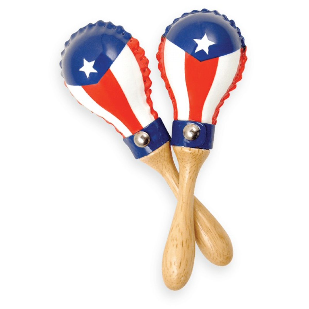 Mini Maracas LP Rawhide Puerto Rico Flag LP285PR