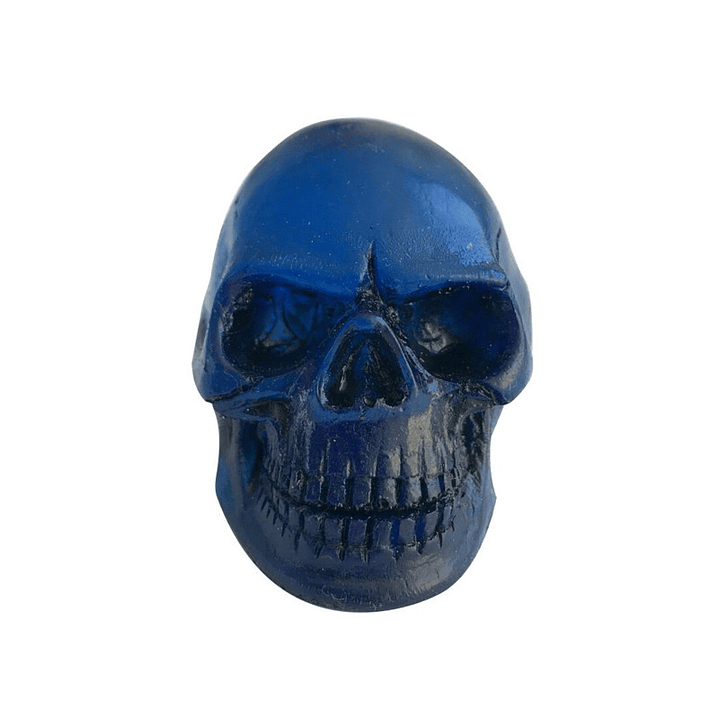 Topper Calavera S Azul Custom Rock