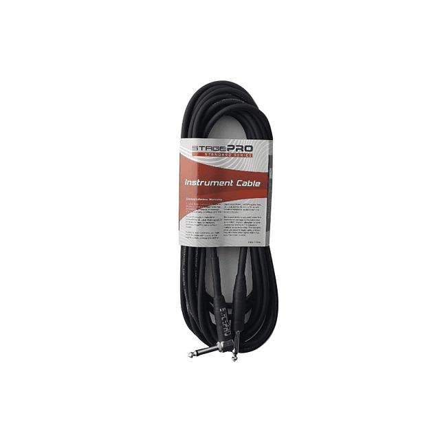 Cable para Instrumento en L 6 mts. Stage Pro SPG20GR
