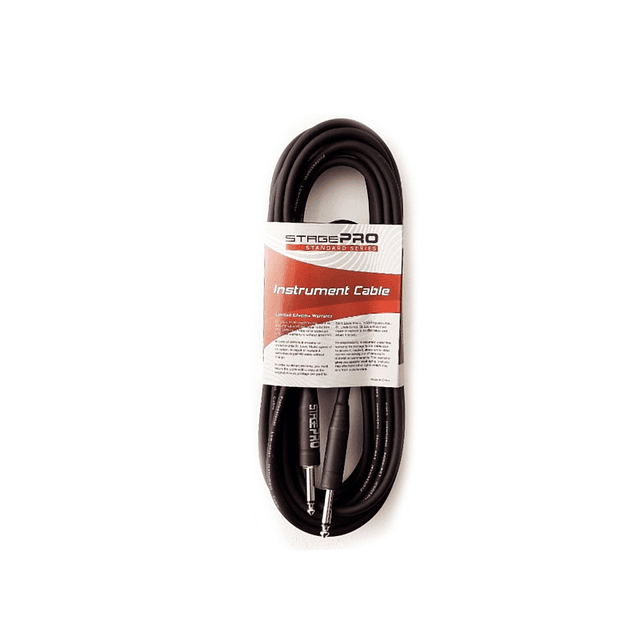 Cable para Instrumento 6 mts. Stage Pro SPG20G