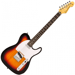 Guitarra Electrica Telecaster Sunburst Encore E2SB 