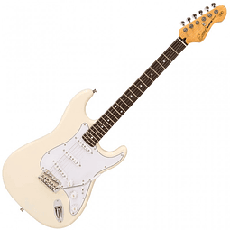Guitarra Electrica Stratocaster Blanca Encore E6VW