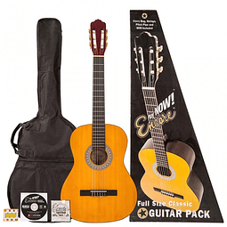 Pack de Guitarra Clasica 4/4 + Funda Encore ENC44OFT