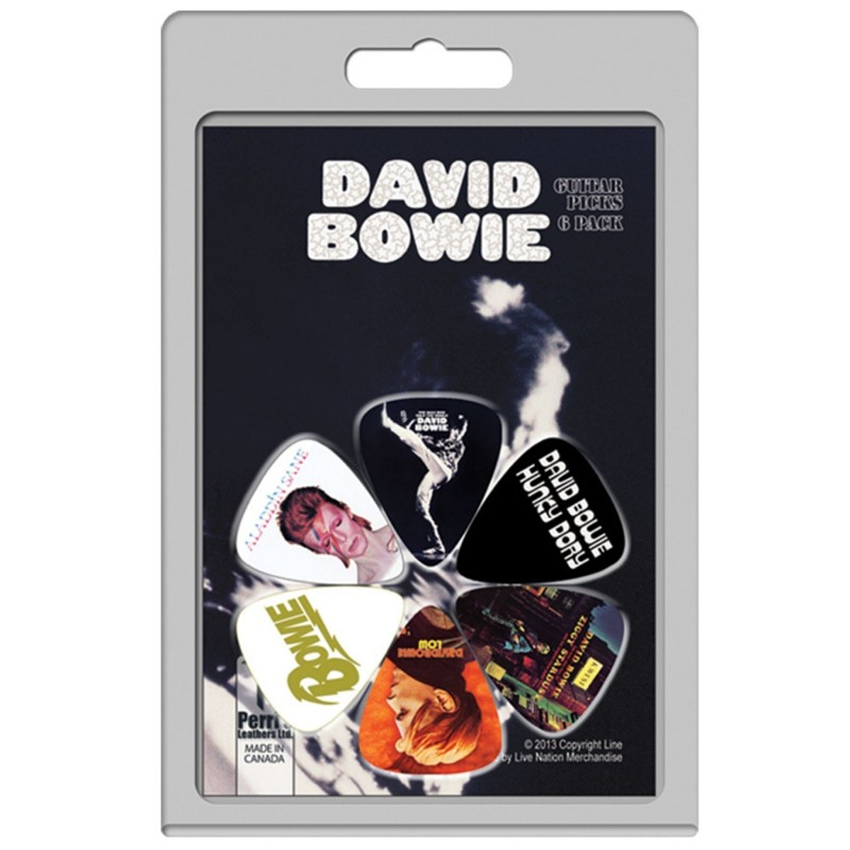 Pack de Uñetas 6u. David Bowie Perri's Leathers LP-DB2