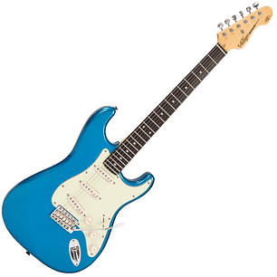 Guitarra Eléctrica Stratocaster Candy Apple Blue Vintage V6CAB