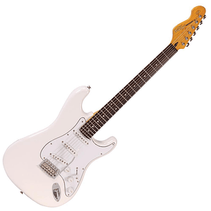 Guitarra Eléctrica Stratocaster Olympia White Vintage V6JMH