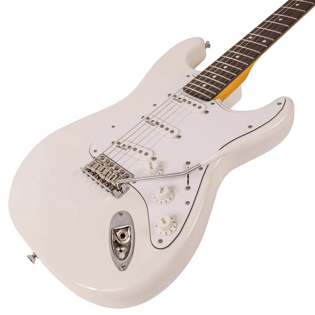 Guitarra Eléctrica Stratocaster Olympia White Vintage V6JMH