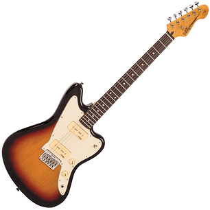 Guitarra Eléctrica Jaguar Tobacco Sunburst Vintage V65HTSB