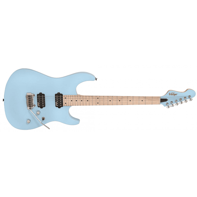Guitarra Eléctrica Super Strato Laguna Blue Vintage V6M24LB