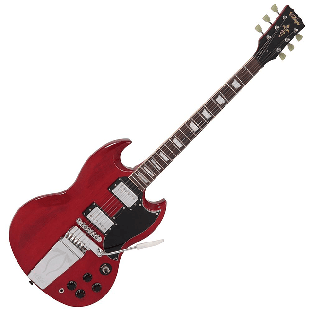 Guitarra Eléctrica SG Vintage Vibrola Cherry Red Vintage VS6VCR