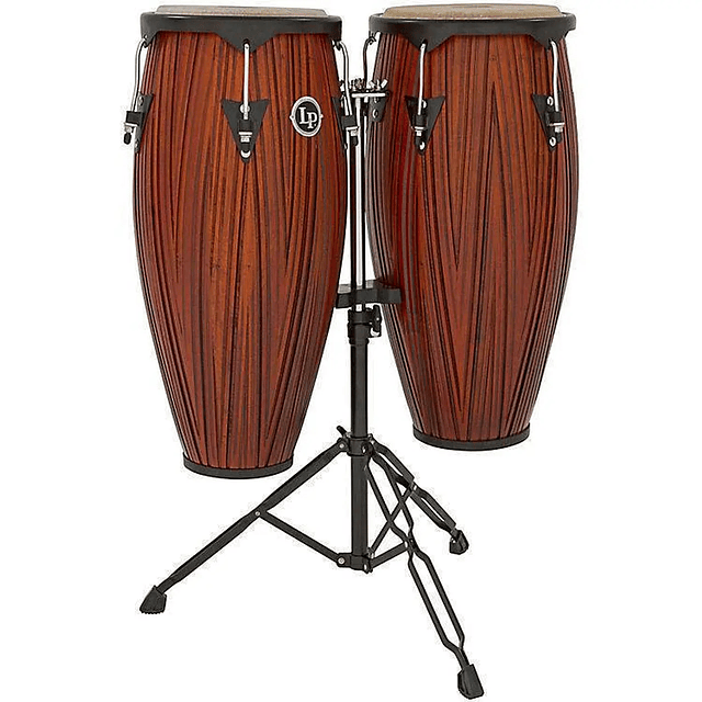Congas C/Atril LP City 1112 Mango Tallado LP647NYCMW