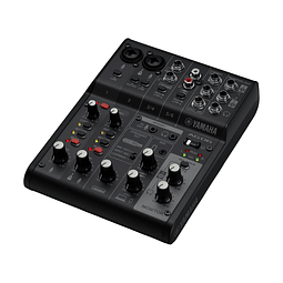 Mezclador 6 Canales C/Interfaz De Audio USB Yamaha AG06 MK2 Black