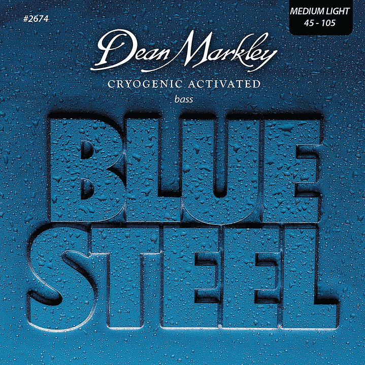 Cuerdas Bajo Eléctrico Blue Steel Medium Light 45-105 Dean Markley