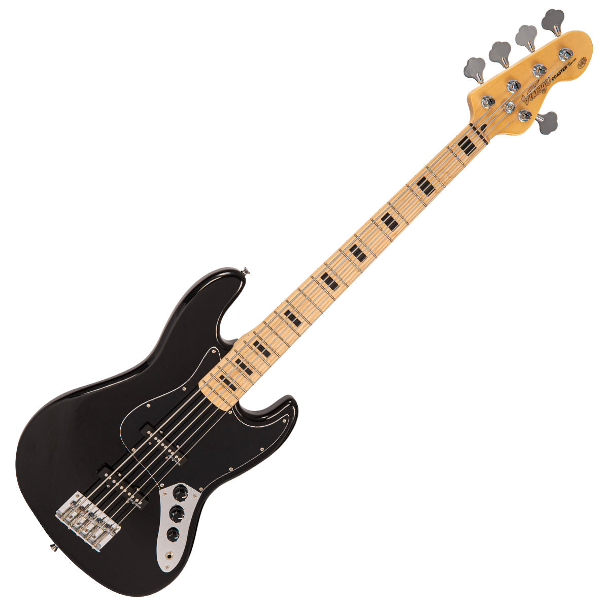 Bajo Eléctrico 5 Cuerdas V49 Coaster Gloss Black Vintage