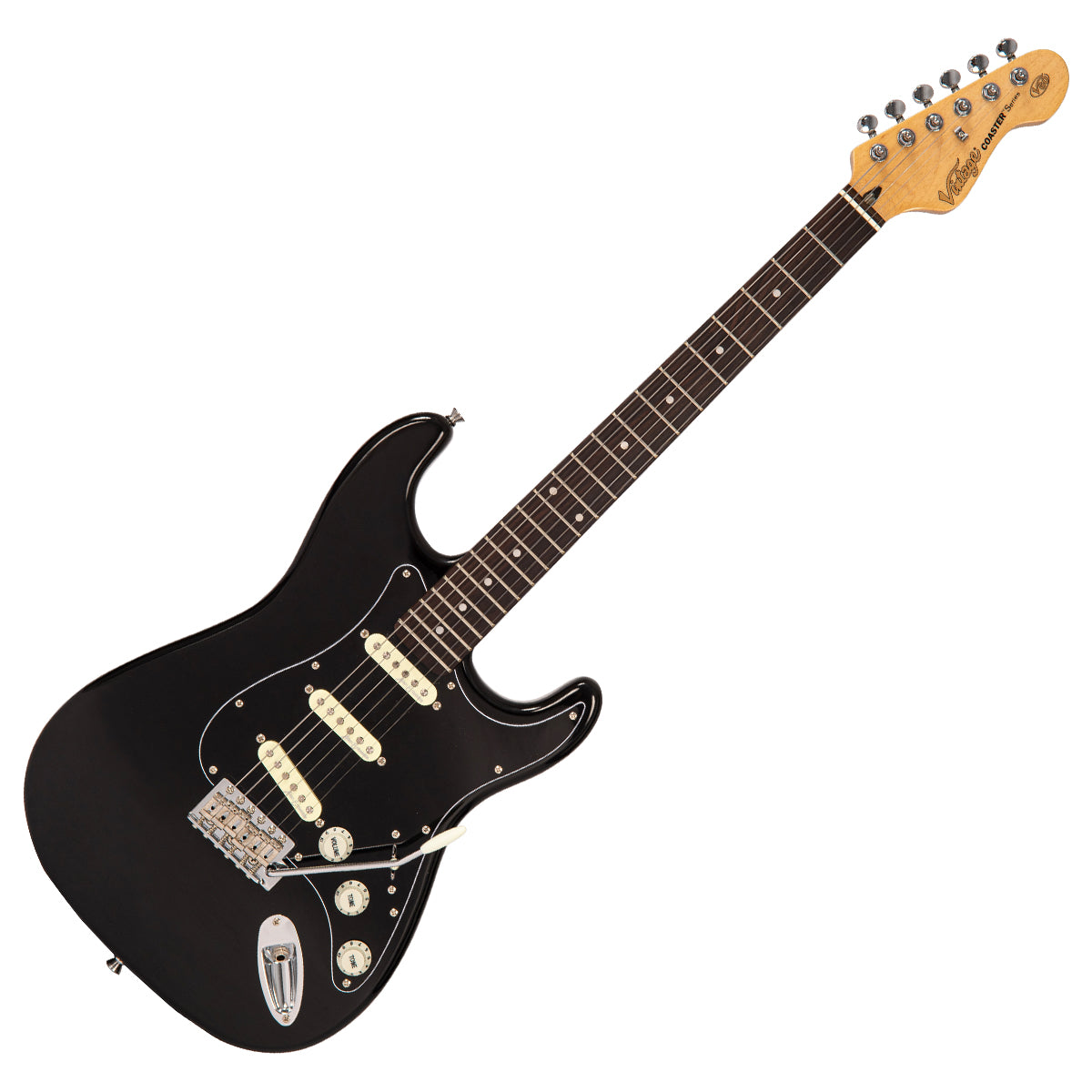 Guitarra Eléctrica Stratocaster Gloss Black Vintage V60 |
