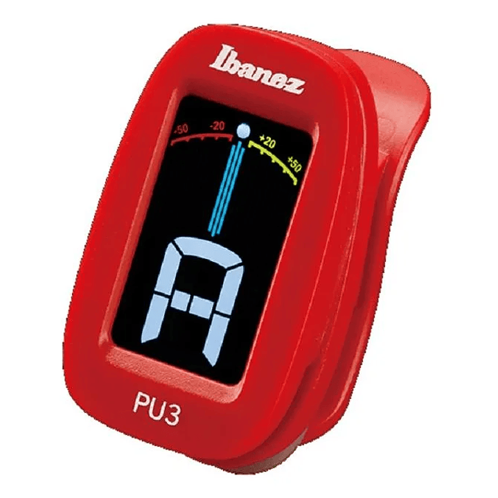 Afinador de Pinza Ibanez PU3 Red