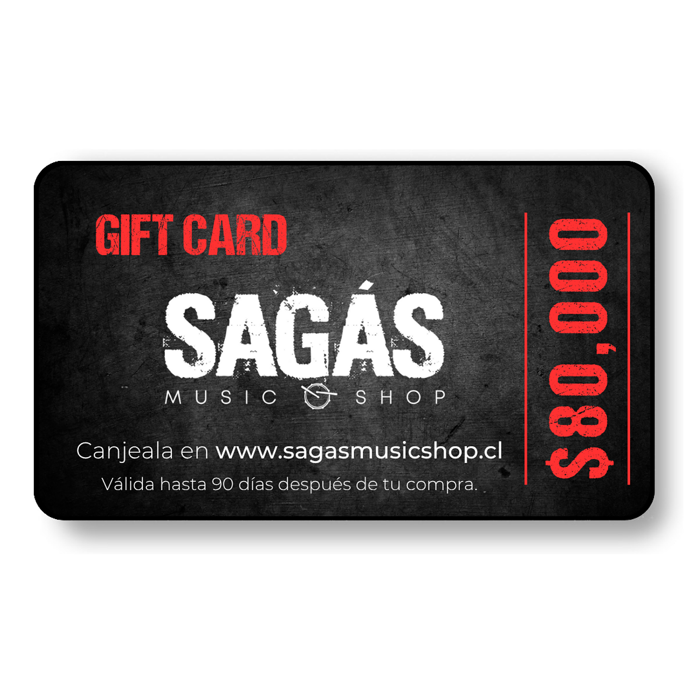 Gift Card $80.000