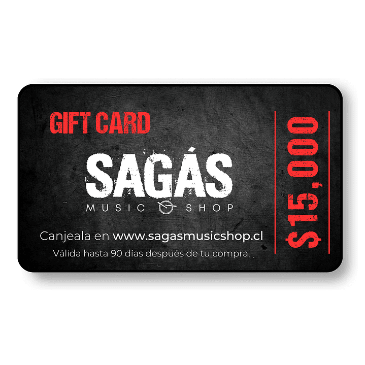 Gift Card $15.000