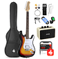 Pack Guitarra Eléctrica DST-100S Sunburst Donner EC1098 - Miniatura 1