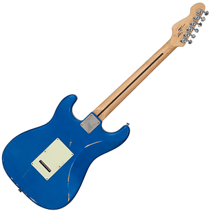 Guitarra Eléctrica Vintage V6 Proshop Candy Apple Blue V6PU0338