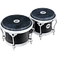 Bongos Meinl Fibercraft Series Fiberglass Black FFBR400BK - Miniatura 1