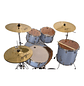 Batería PowerDrums c/Platillos Guzel JJ-5 BLM - Miniatura 5