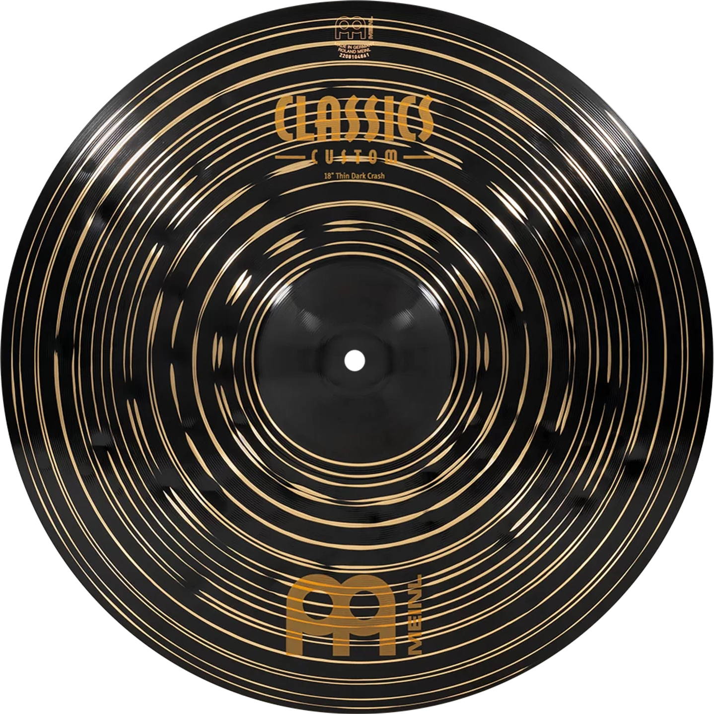 Platillo Meinl Classics Custom Dark Thin Crash 18
