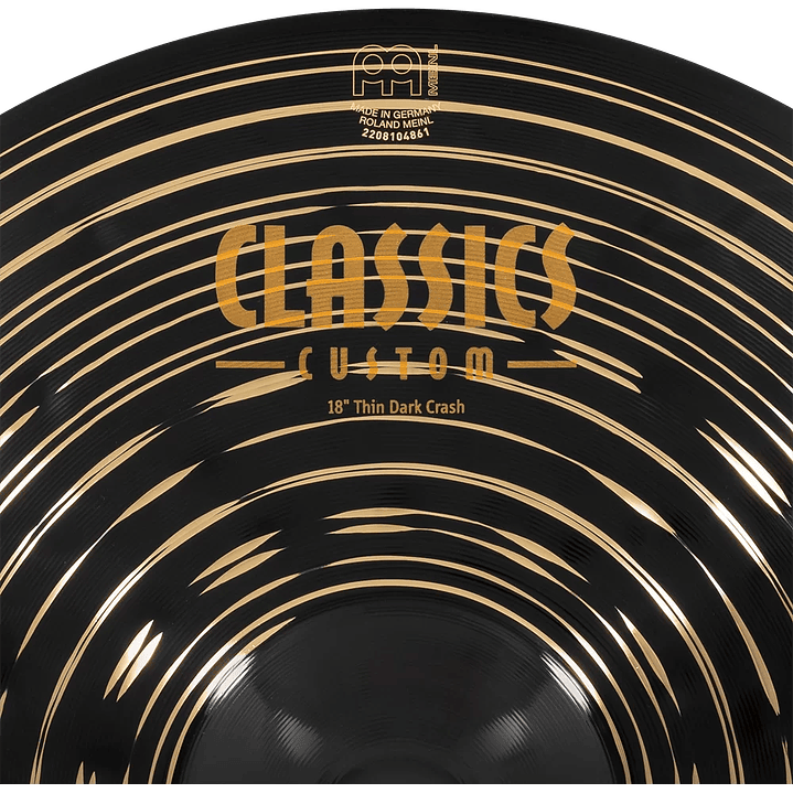 Platillo Meinl Classics Custom Dark Thin Crash 18