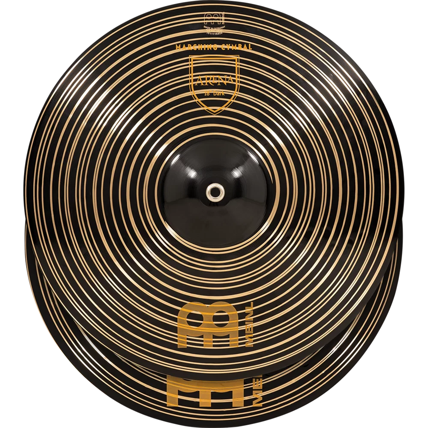 Par Platillos de Marcha Meinl Marching Professional Arena Dark 18
