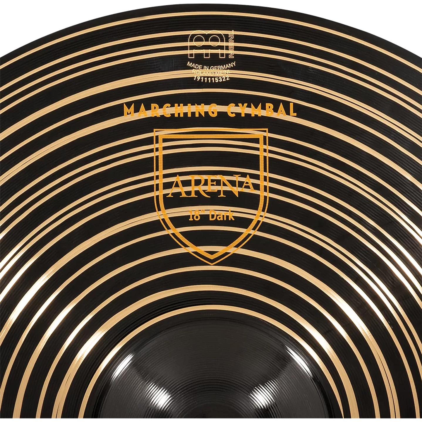 Par Platillos de Marcha Meinl Marching Professional Arena Dark 18