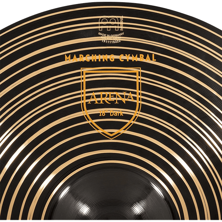 Par Platillos de Marcha Meinl Marching Professional Arena Dark 18