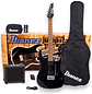 Pack Guitarra Eléctrica Ibanez Gio IJRX20U Black - Miniatura 1
