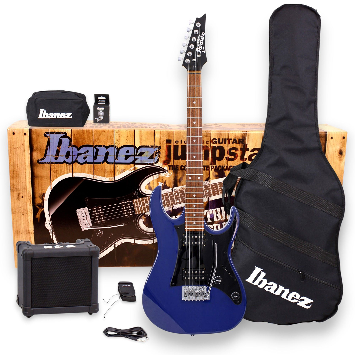Pack Guitarra Eléctrica Ibanez Gio IJRX20U Blue 1