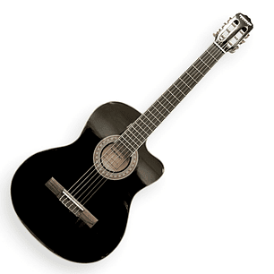 Guitarra Electroacústica Nylon Vizcaya FRA95NCET Black