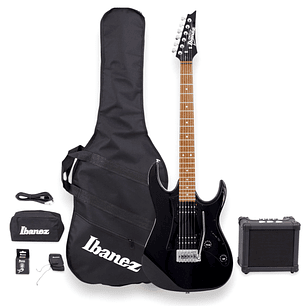 Pack Guitarra Eléctrica Ibanez Gio IJRX20U Black