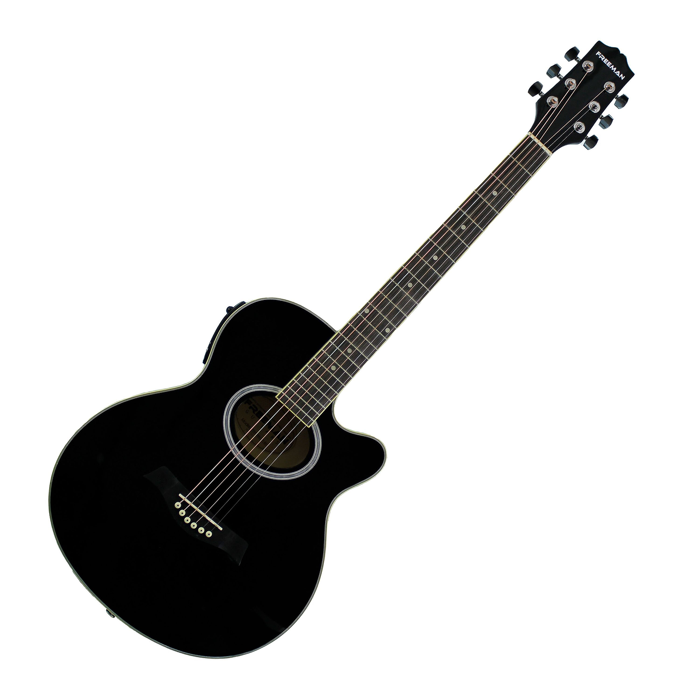 Guitarra Electroacústica Metal Vizcaya FRA95SCET Black 1