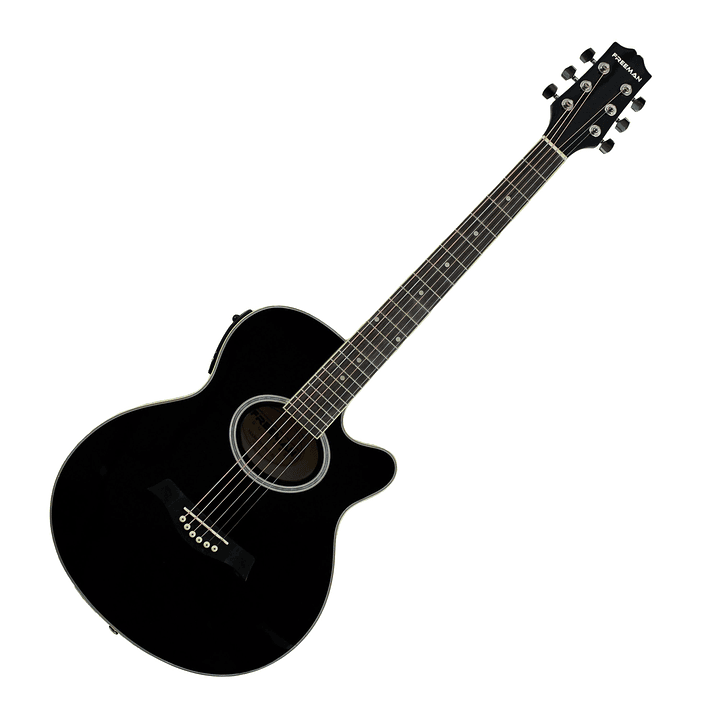 Guitarra Electroacústica Metal Vizcaya FRA95SCET Black 1