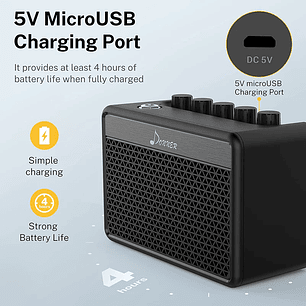 Mini Amplificador Guitarra Eléctrica Donner DA-10