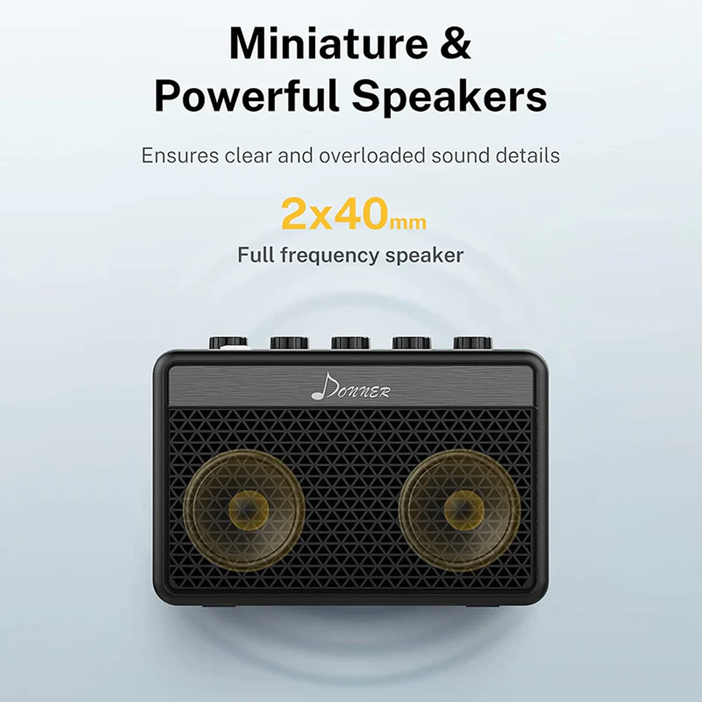 Mini Amplificador Guitarra Eléctrica Donner DA-10 6