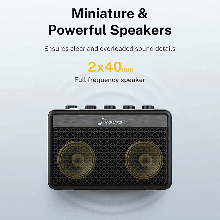 Mini Amplificador Guitarra Eléctrica Donner DA-10 6