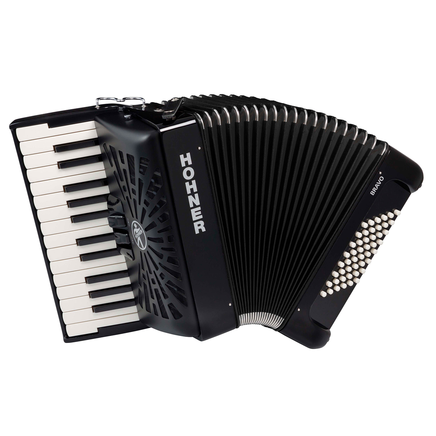 Acordeón Hohner Bravo II 48 A16522 Black 1